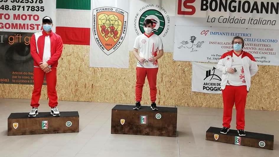 Bilisari-Corraro-Rosso È tutto della Compagnia il podio juniores a Pescia