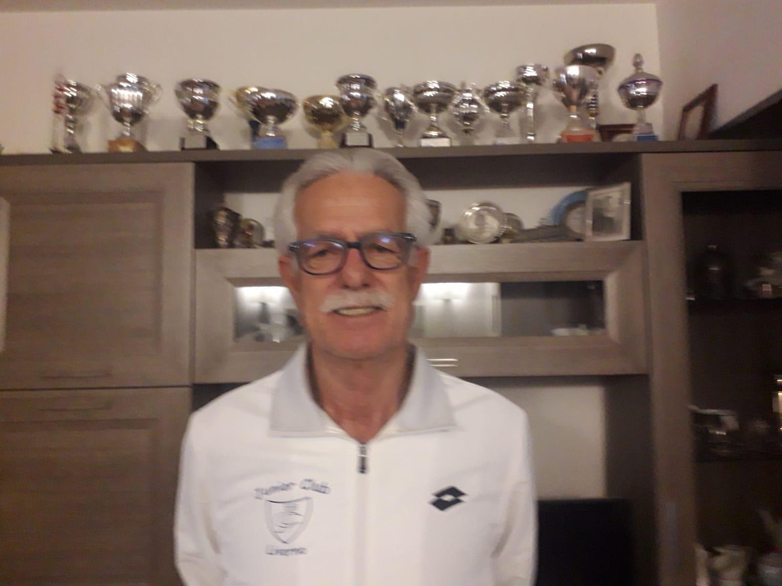 Il presidente dello Junior Club Giorgio Dell’Agnello