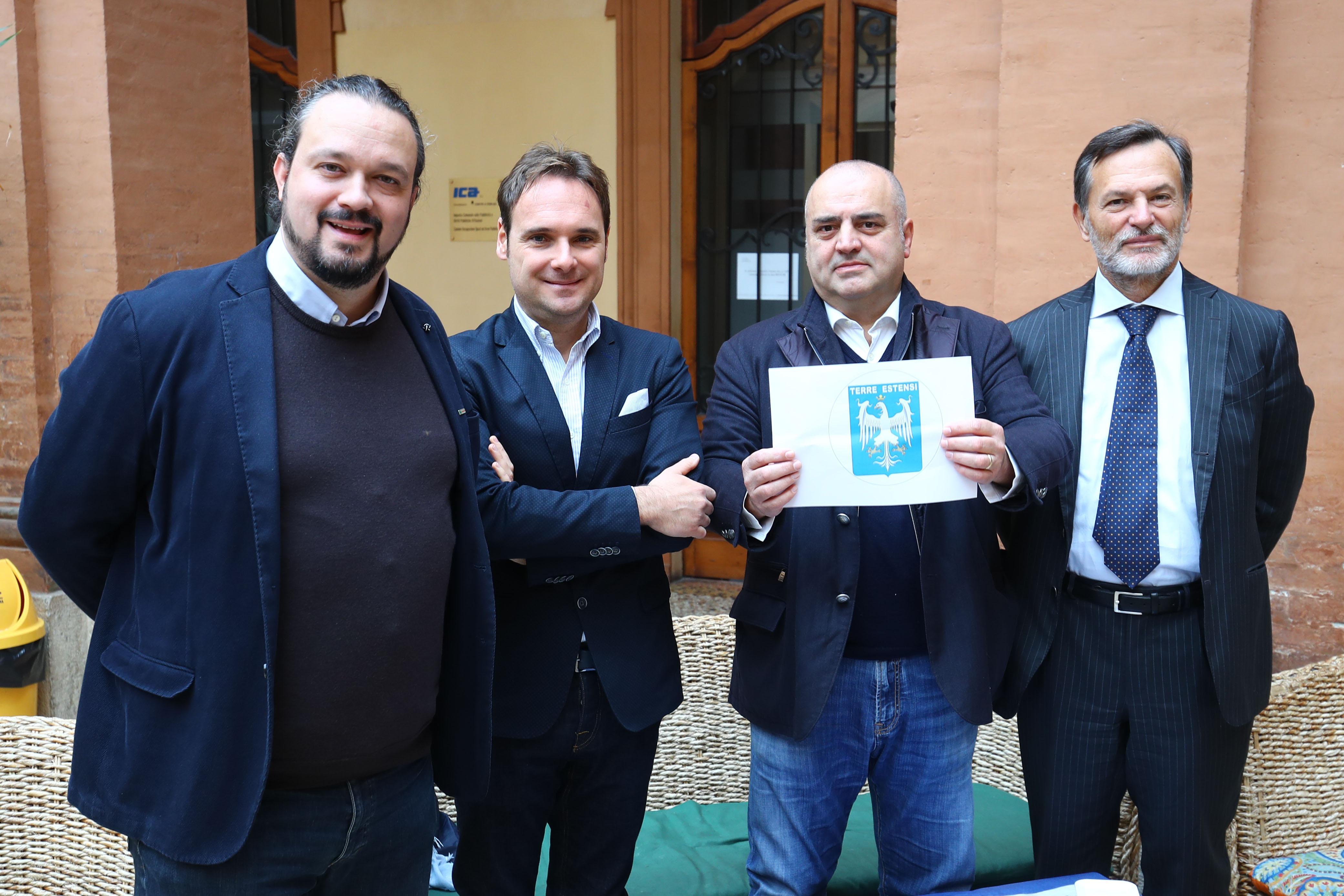Il sindaco Alan Fabbri con l'assessore Matteo Fornasini