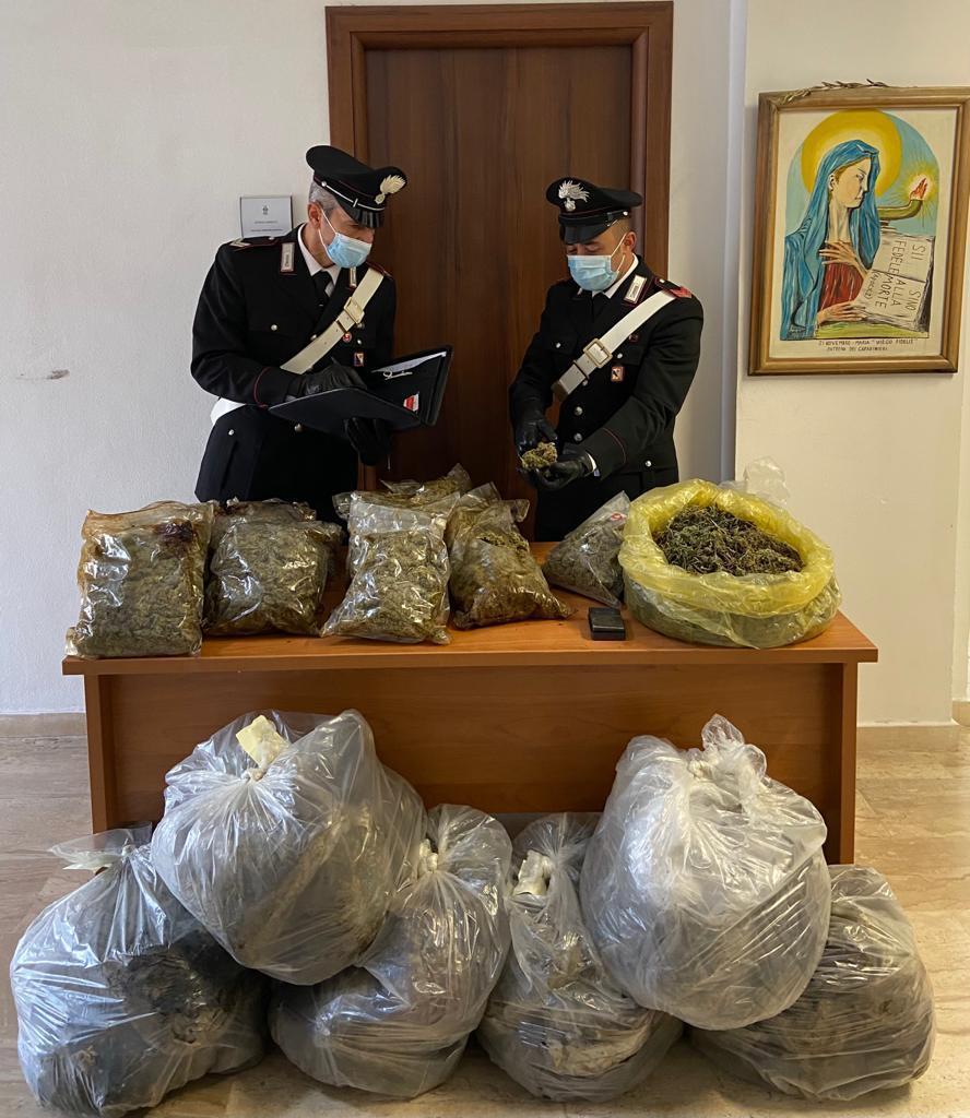 Olbia, in una villetta di Cugnana trovati 118 chili di marijuana 