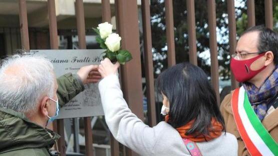 Una targa per Luciana investita sulle strisce