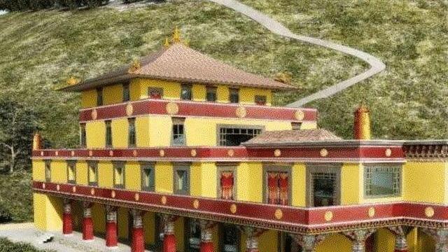 Monastero buddista nell’ex cava verso l’avvio dei lavori