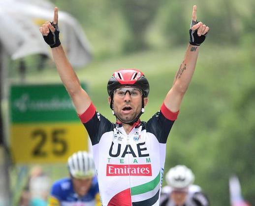 La vittoria più bella di Diego Ulissi: «Il cuore sta bene, potrà correre ancora» 