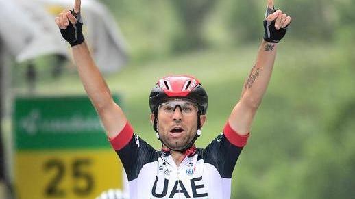 La vittoria più bella di Diego Ulissi: «Il cuore sta bene, potrà correre ancora»