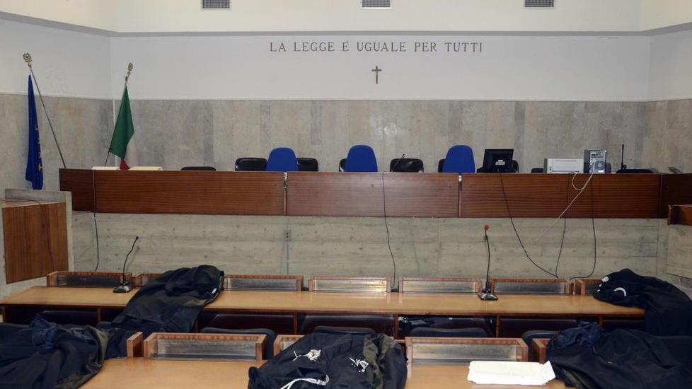 Un’aula del Tribunale di Grosseto (foto di archivio)