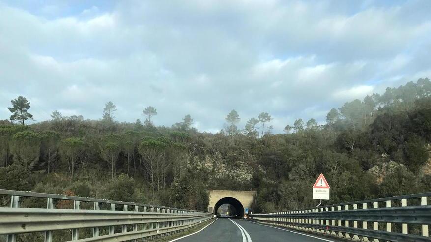 Il tratto della E78 tra Civitella Marittima e Lampugnano, un lotto ancora da raddoppiare