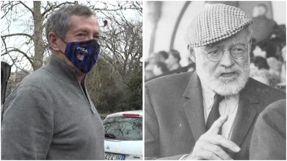 Alexander Knaster e Ernest Hemingway, lo scrittore alla cui opera Knaster è molto legato