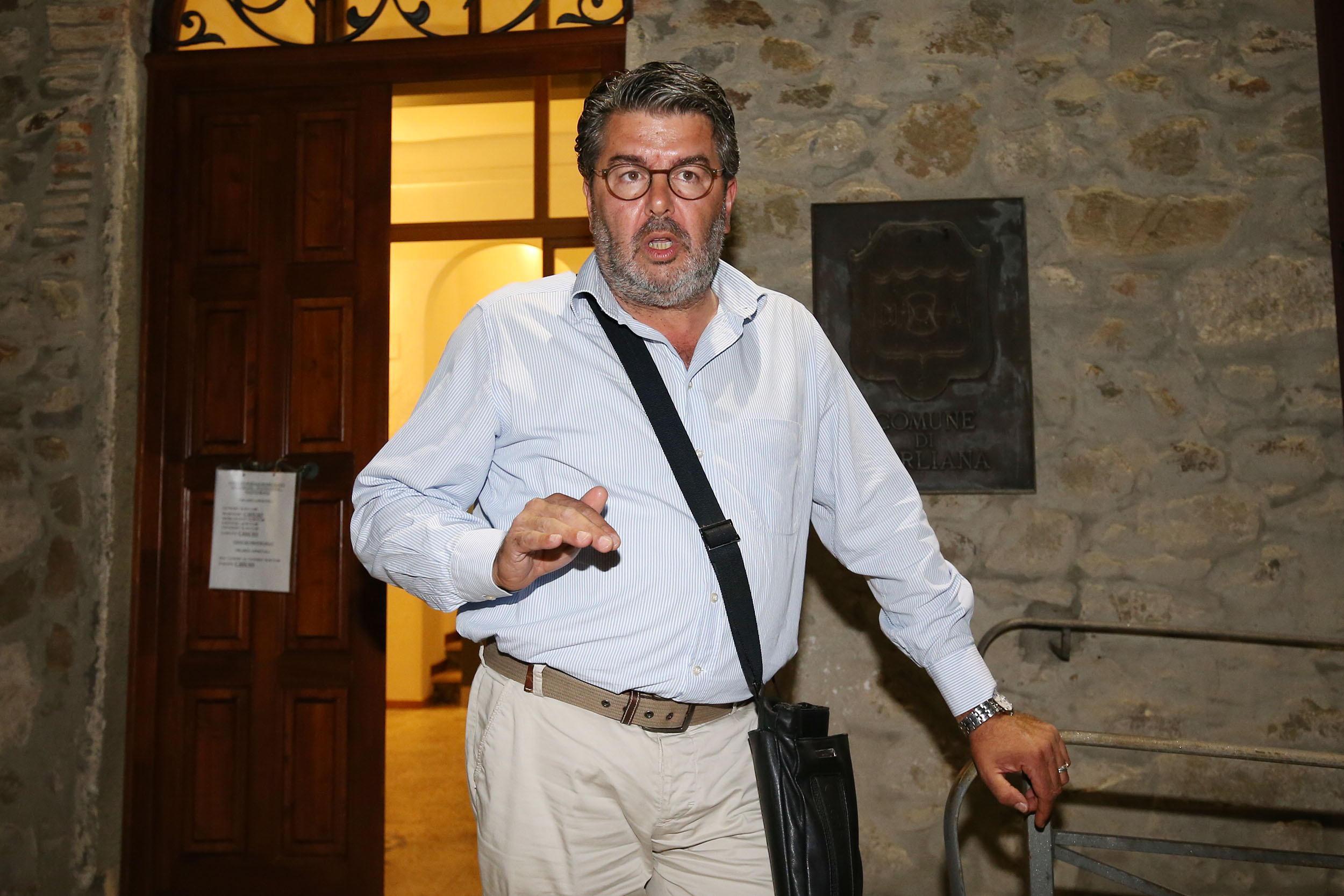 Il sindaco di Marliana Marco Traversari