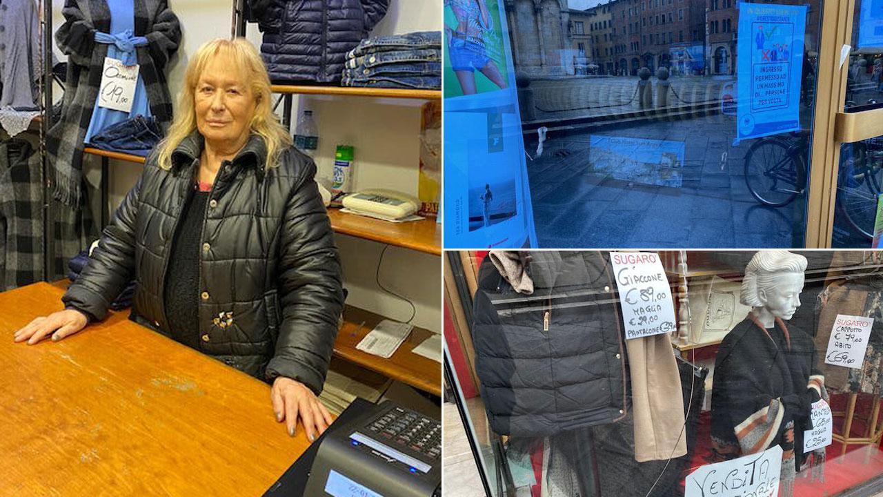 Spacca la vetrina di un negozio con una sedia presa dal bar