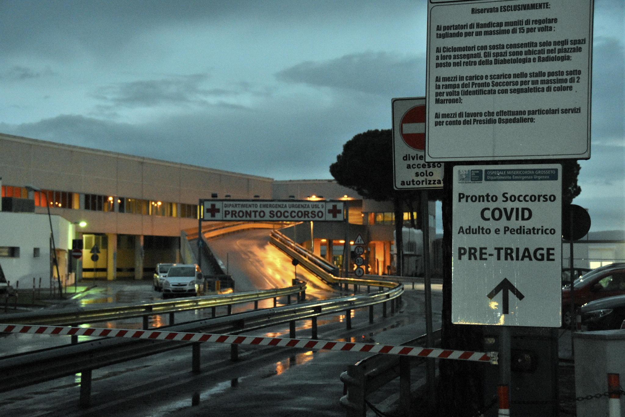L'ospedale Misericordia di Grosseto (foto Agenzia Bf)