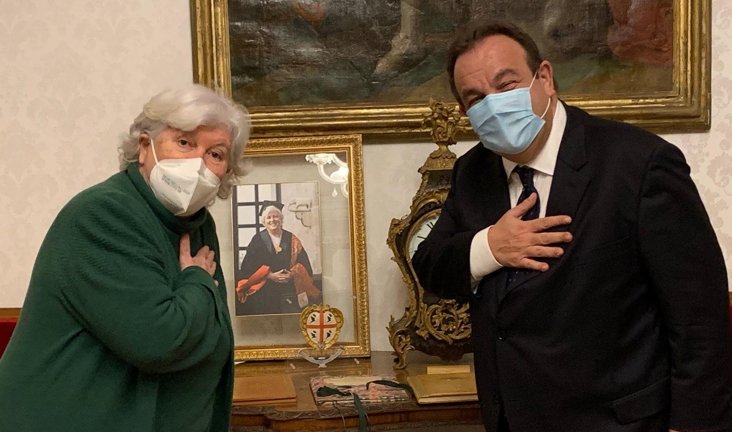 I rettori di Cagliari e Sassari, Del Zompo e Mariotti