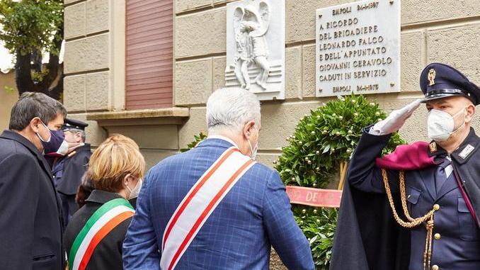 Commemorati i poliziotti Falco e Ceravolo