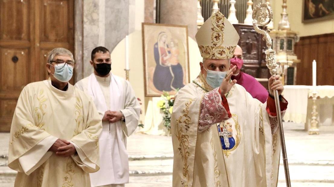 Il vescovo Simone Giusti in cattedrale per la festa del voto