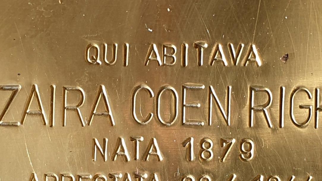 Una pietra per non dimenticare Zaira