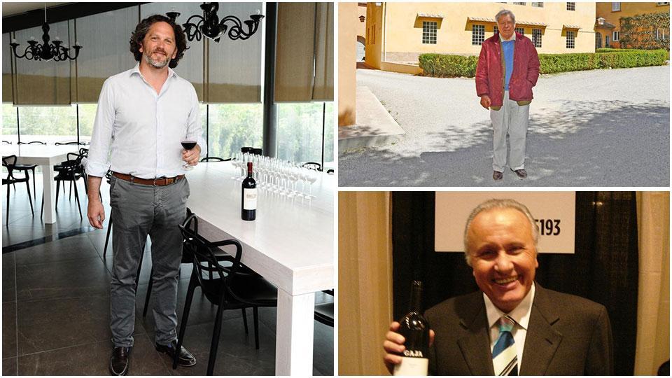 Axel Heinz, direttore dall’azienda vitivinicola Ornellaia che a Bolgheri produce l’Ornellaia e il Masseto, il marchese Nicolò Incisa della Rocchetta all'interno della Tenuta San Guido a Bolgheri e Angelo Gaja, che a Bolgheri possiede l’azienda Ca’Marcanda nella classifica con la produzione piemontese