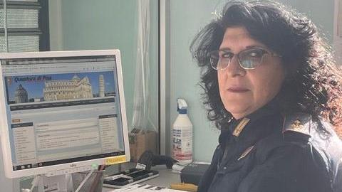Va in pensione Barbara, prima poliziotta di Pontedera