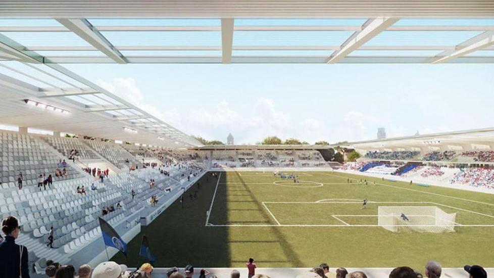 Il rendering della nuova Arena Garibaldi