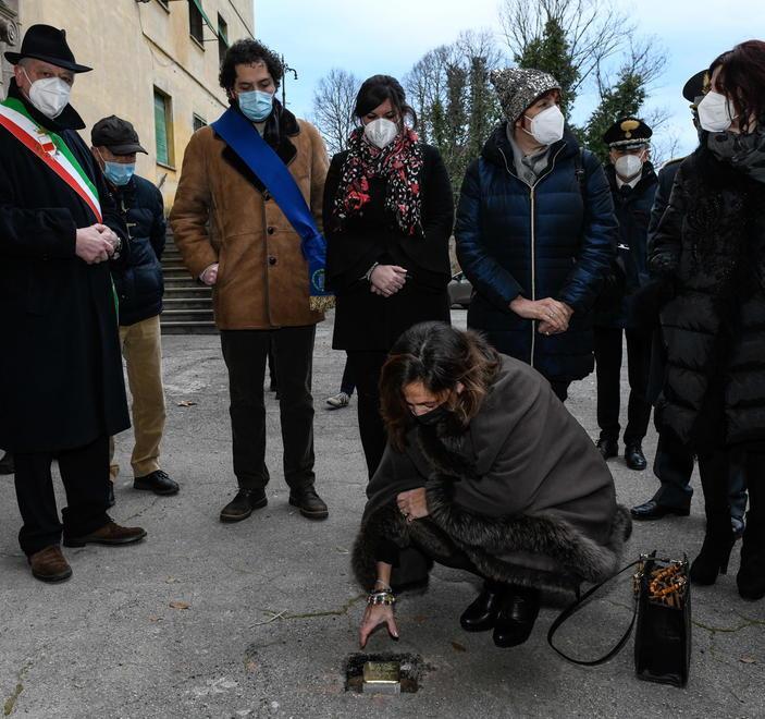 Pietra d’inciampo a Maggiano in ricordo di Lippi Francesconi