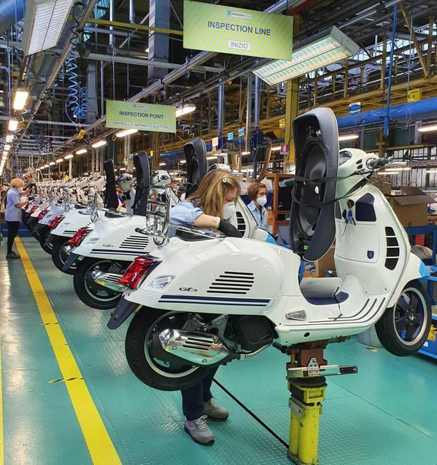 Piaggio, volano i conti da giugno a dicembre 