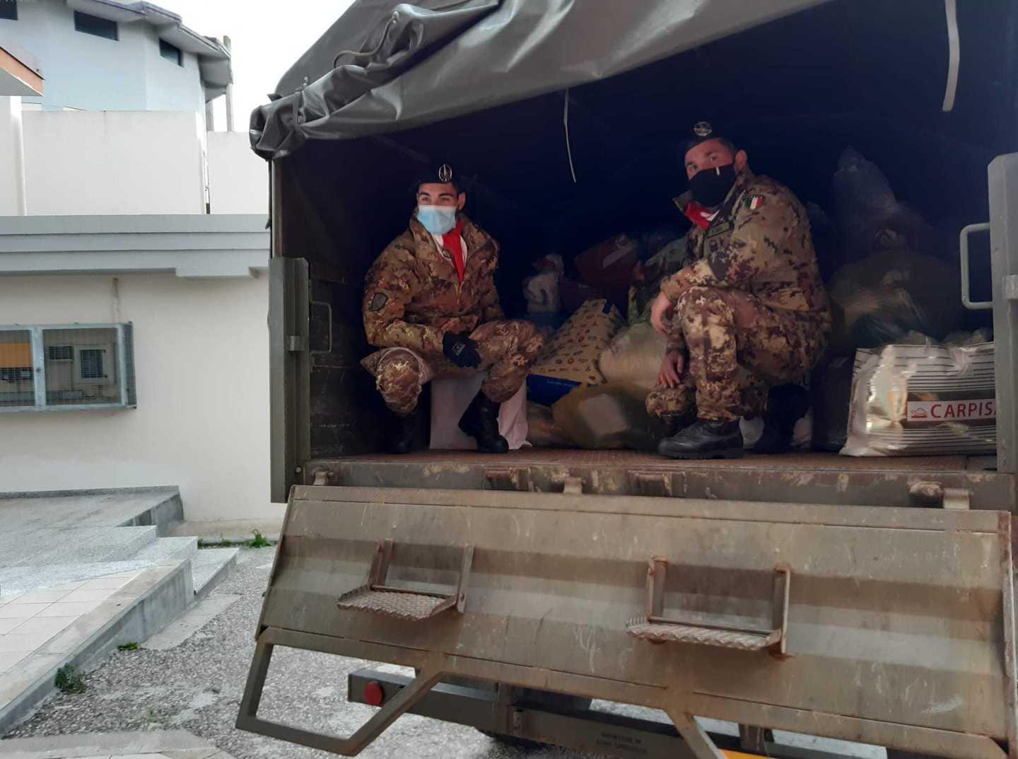 Un carico di solidarietà internazionale 