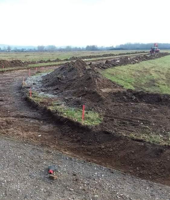 Sopralluogo sulla strada in zona archeologica 