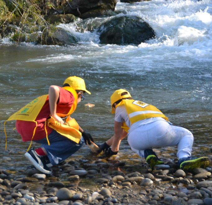 Volontari sui corsi d’acqua per rimuovere i rifiuti 