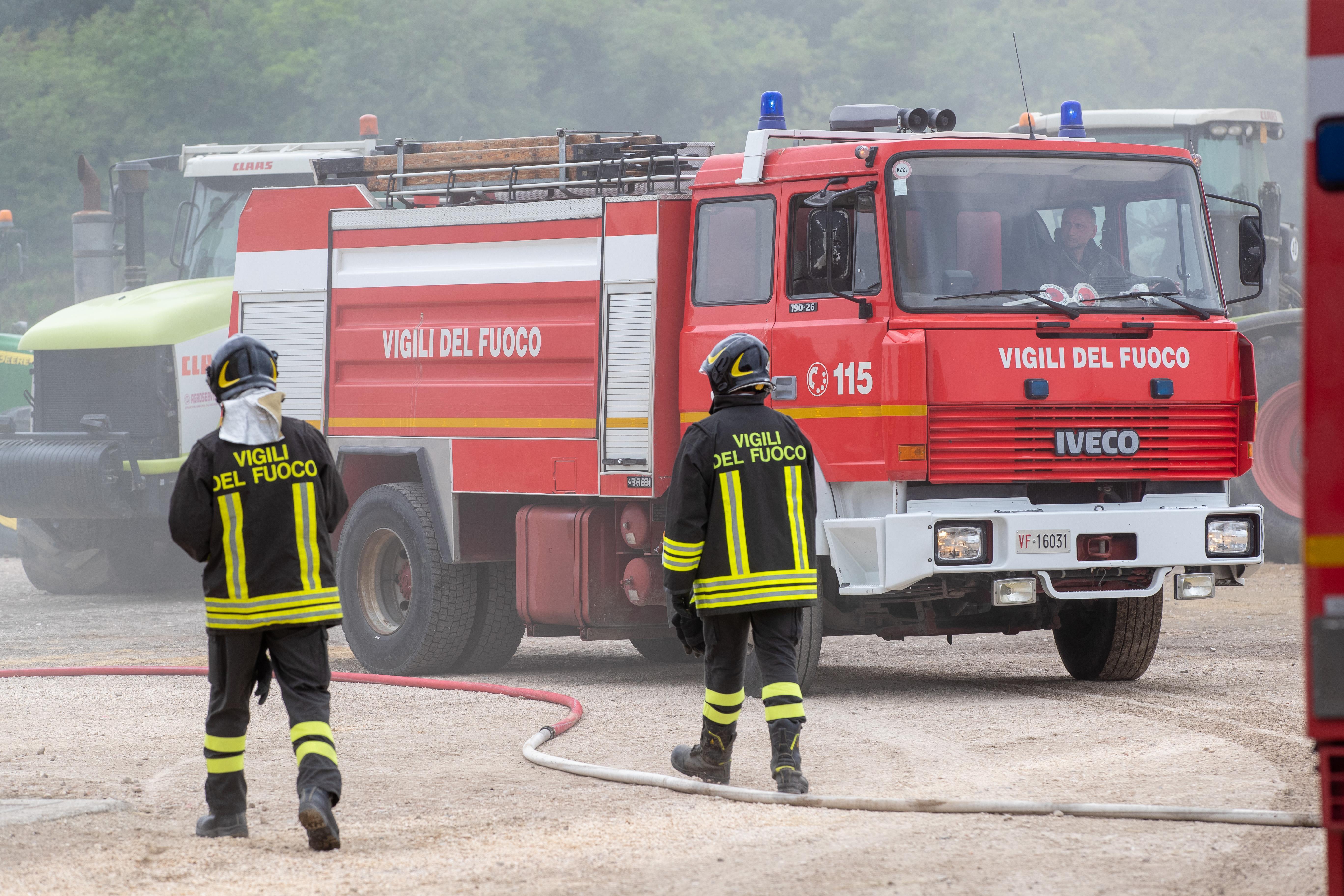 Un intervento dei vigili del fuoco (Foto d'archivio)