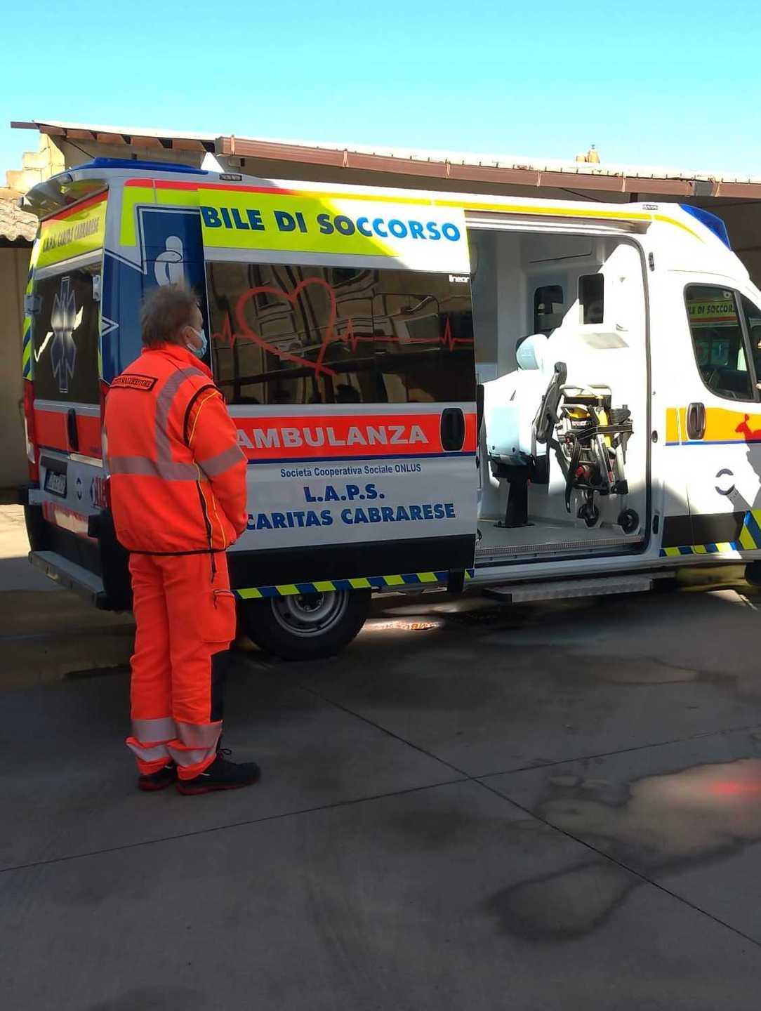 Cabras ha una nuova ambulanza 