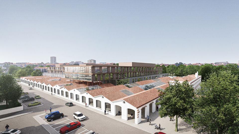 il rendering del nuovo ospedale