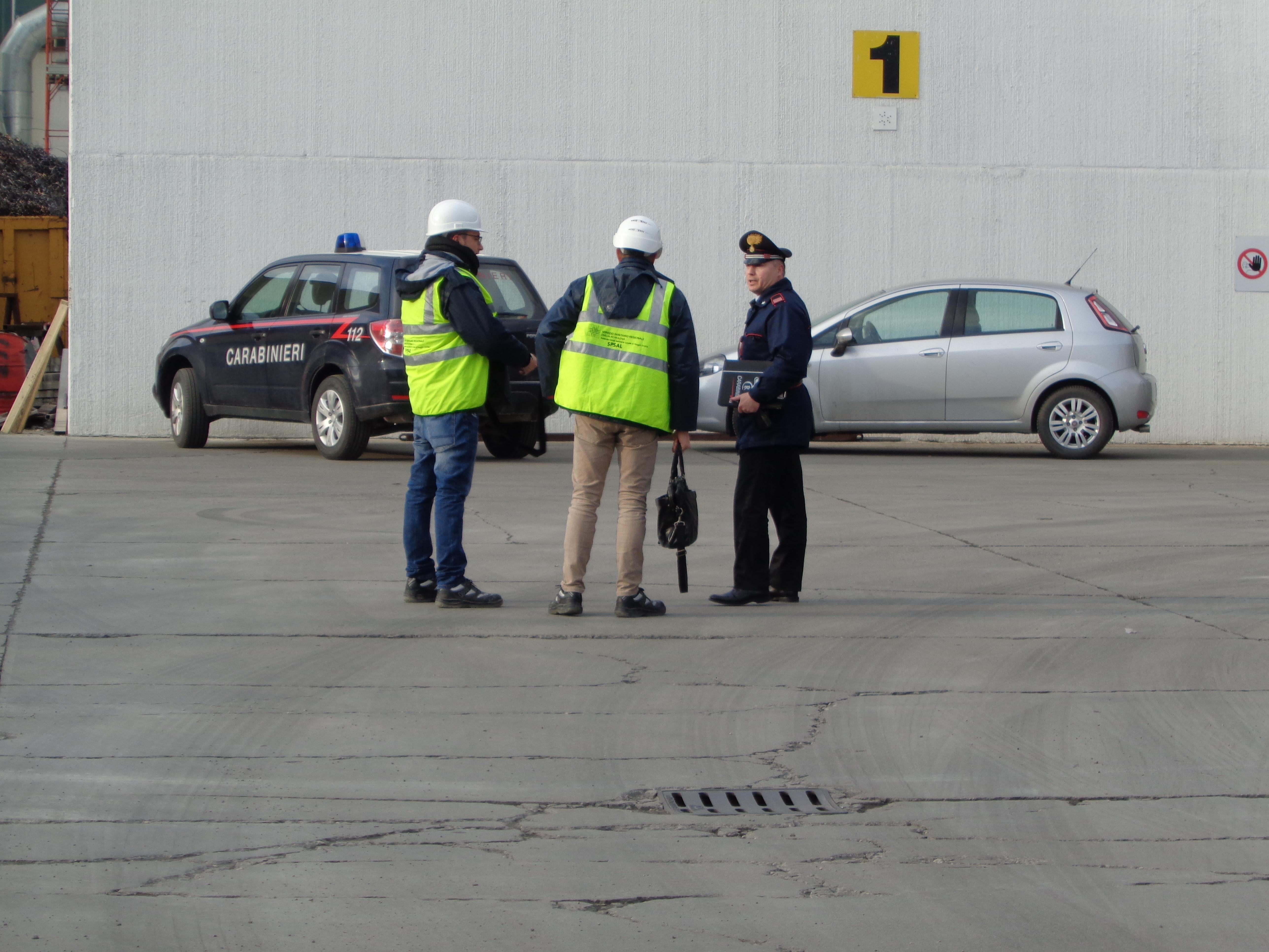 Reggio Emilia, operaio ustionato dall'acido a Pieve Modolena