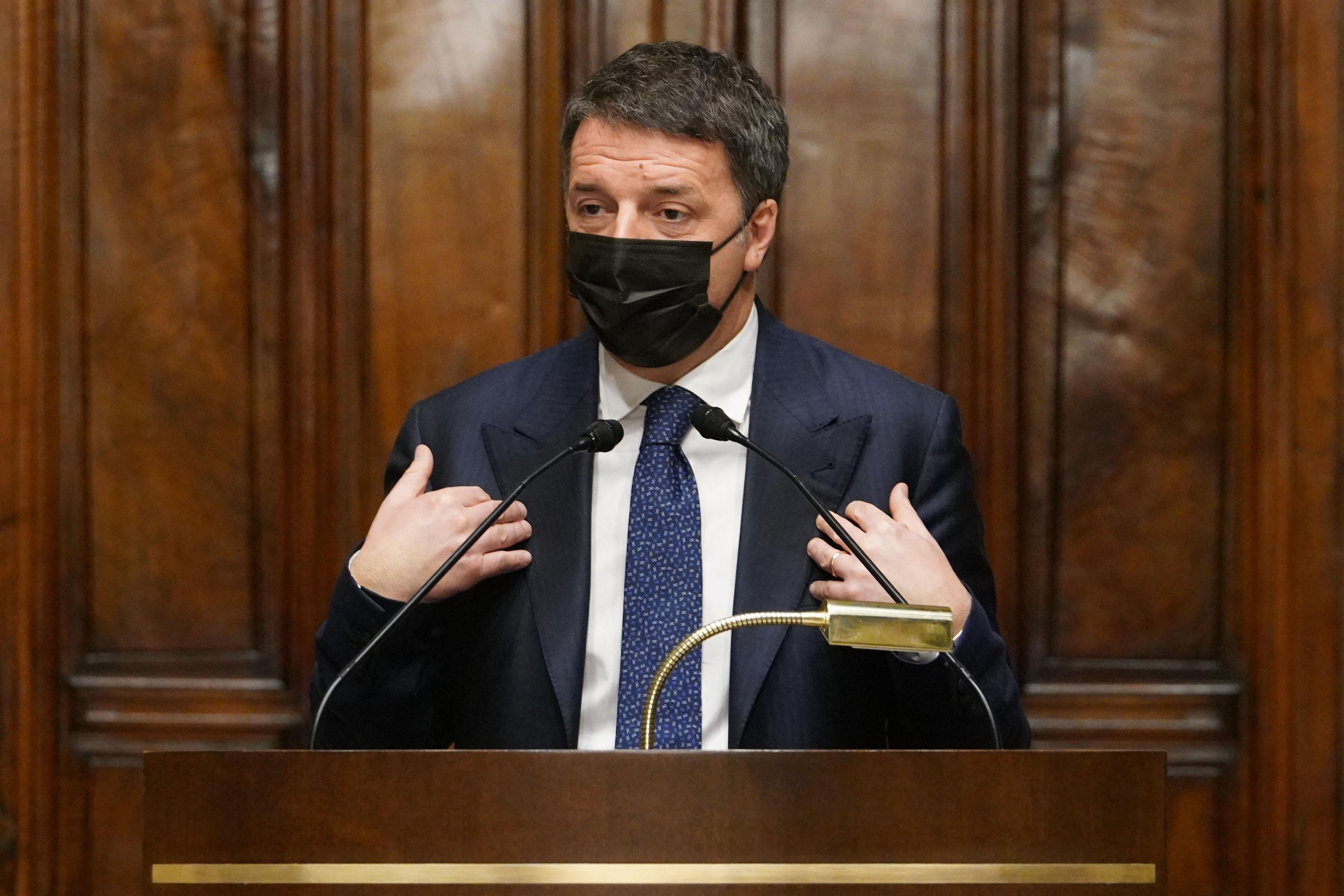 Il leader di Italia Viva, Matteo Renzi
