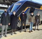 Corsa inaugurale a Porretta per il treno “made in Pistoia” 
