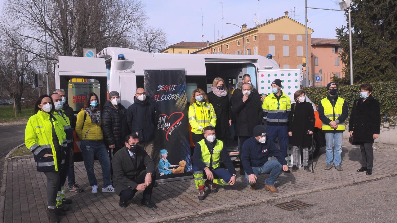 Modena L’ambulanza di “Doc Fil” a misura di bimbo