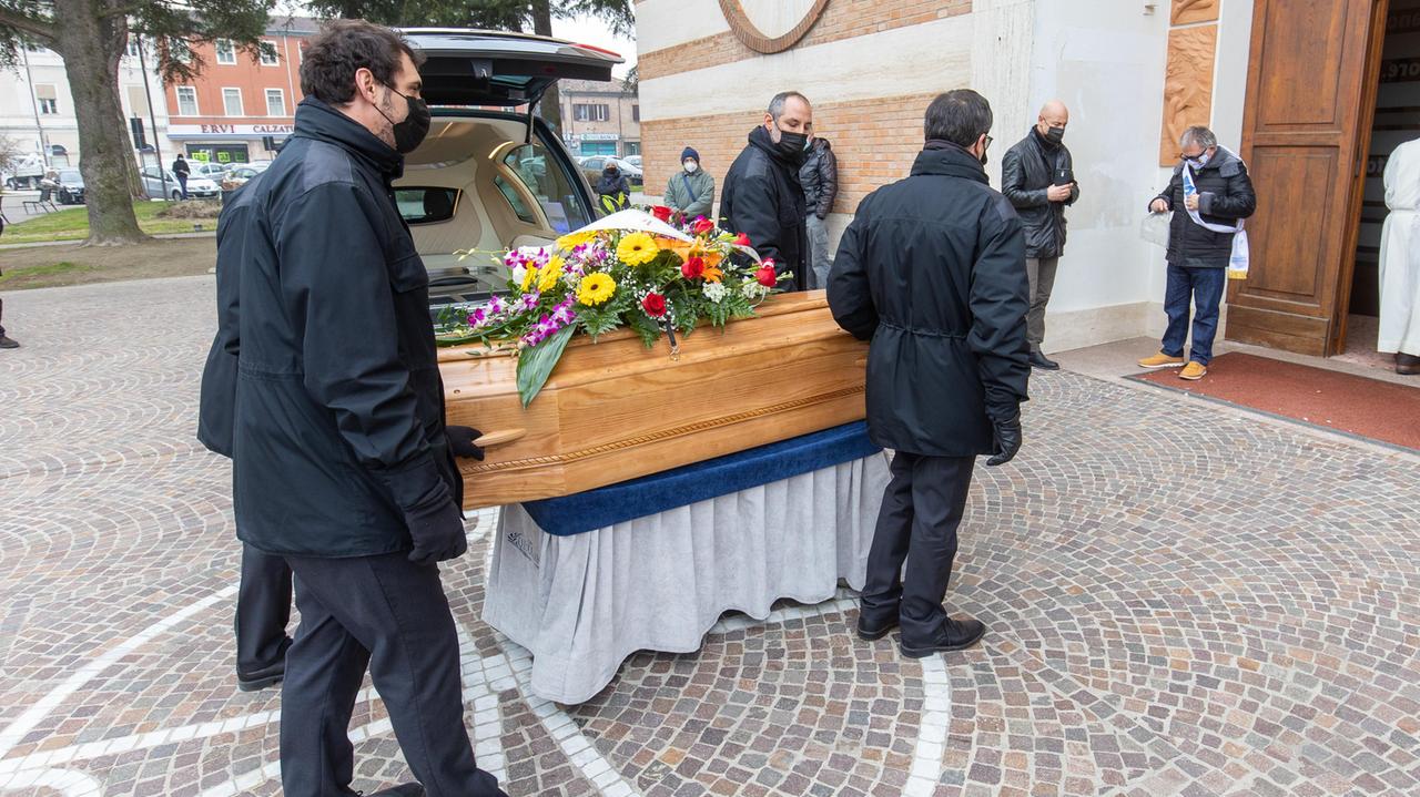 I funerali di José Peverati a Portomaggiore