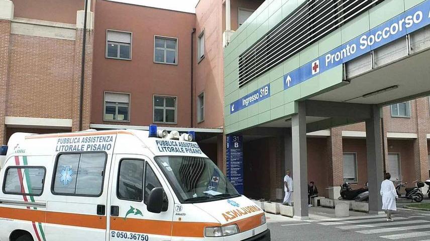 L’ingresso del pronto soccorso di Cisanello