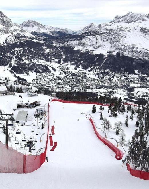 Cortina in una “ bolla” di neve Mondiali sì, ma soltanto in tv 