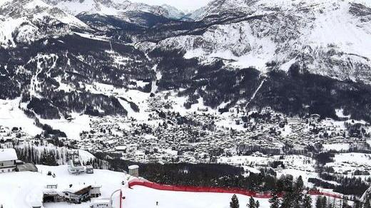 Cortina in una “ bolla” di neve Mondiali sì, ma soltanto in tv