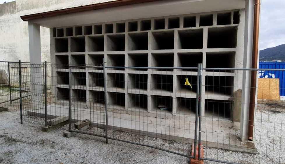Cimiteri, avanti con i lavori sui loculi a Pontasserchio