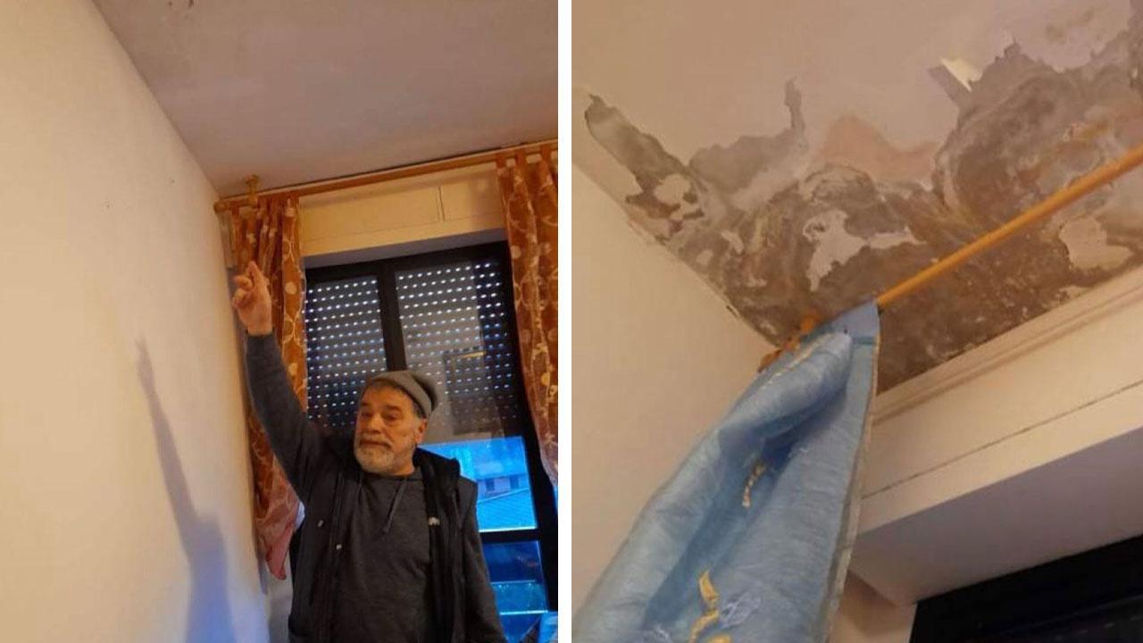 Al Gabbro la casa popolare fa acqua dappertutto: «Dover vivere qui è impossibile»