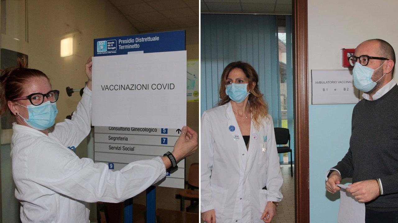 Via a 400 vaccini al giorno al Terminetto. Tocca a insegnanti e forze dell’ordine 