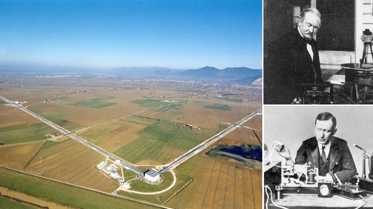 L’interferometro Virgo, Pacinotti con la sua dinamo, Marconi con il telegrafo senza fili