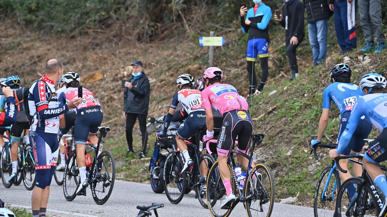 Una frazione di montagna al Giro d’Italia edizione 2020