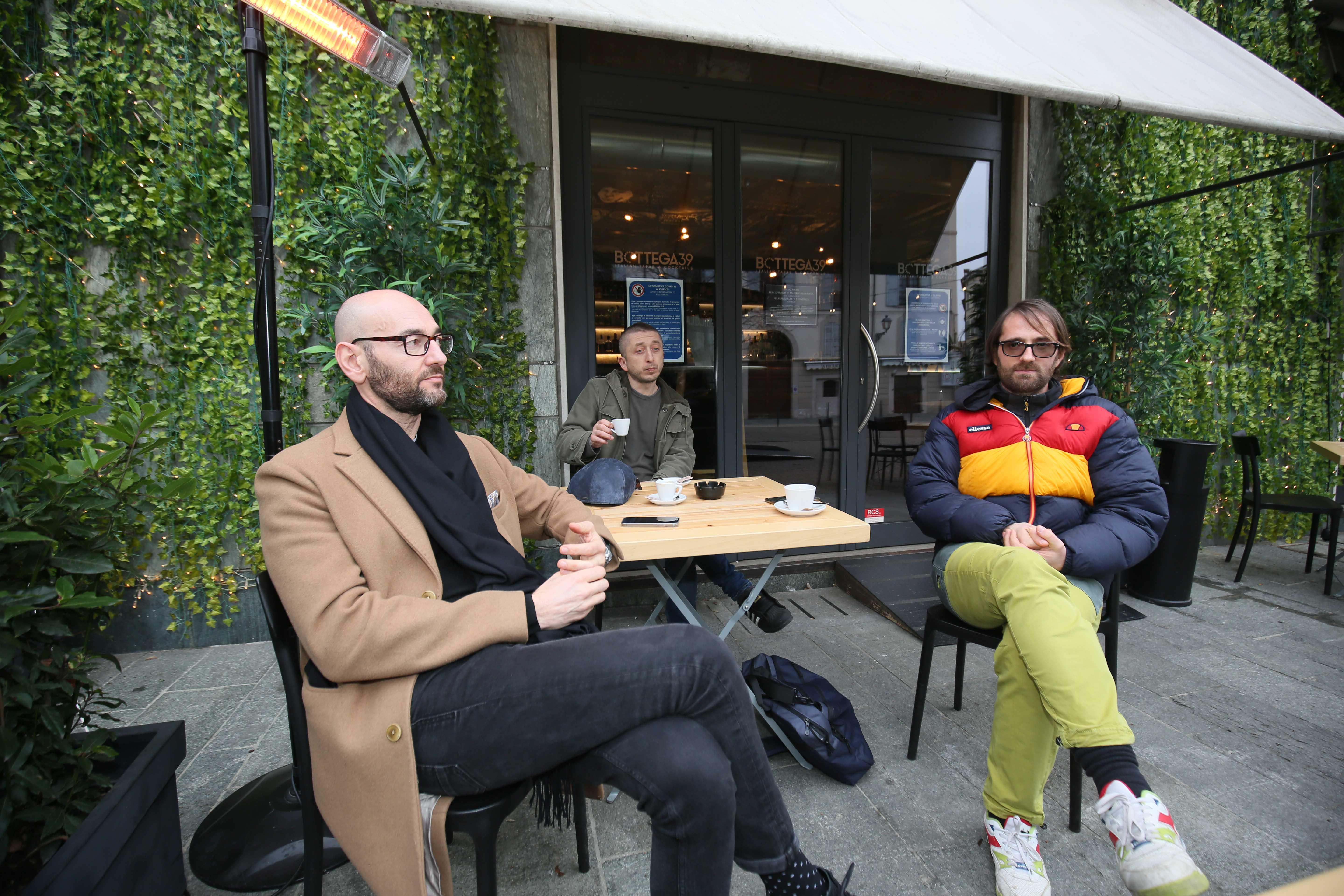 Federico Riccò, Simone Gazzotti e Paolo Croci