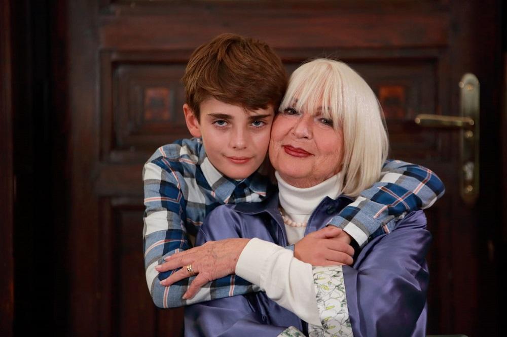 Andrea Arru con Loretta Goggi