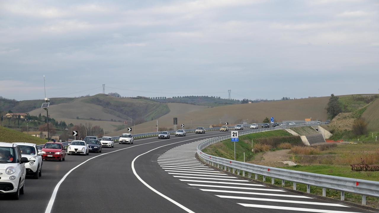 Un tratto della nuova Srt 429 (foto Carlo Sestini)