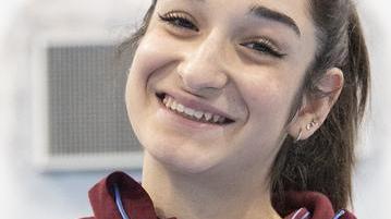 La 17enne ha vinto il bronzo mondiale a squadre nel 2019