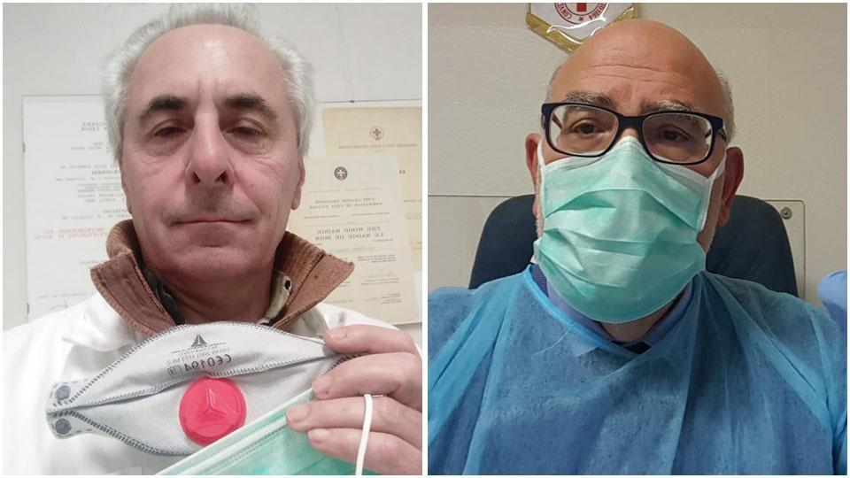 Il dottor Marco Bolognesi e il dottor Andrea Panetta