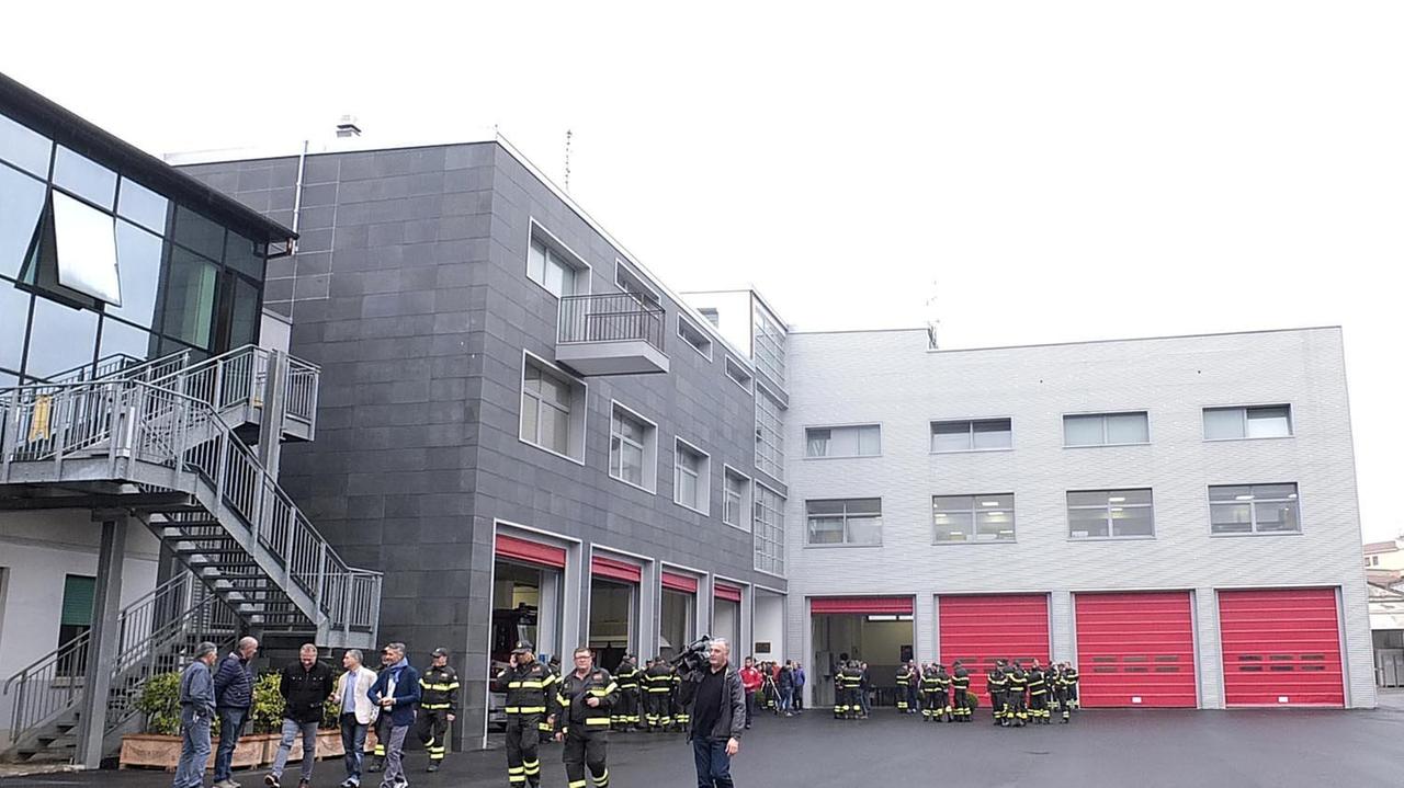 La sede del comando di Pisa dei vigili del fuoco (Foto Renzullo/Muzzi)