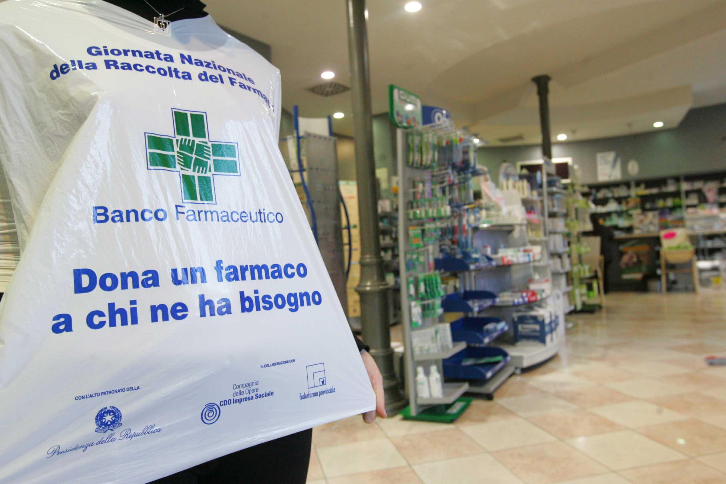Da martedì 9 e fino a domenica 15 febbraio torna l’iniziativa del “Banco farmaceutico”