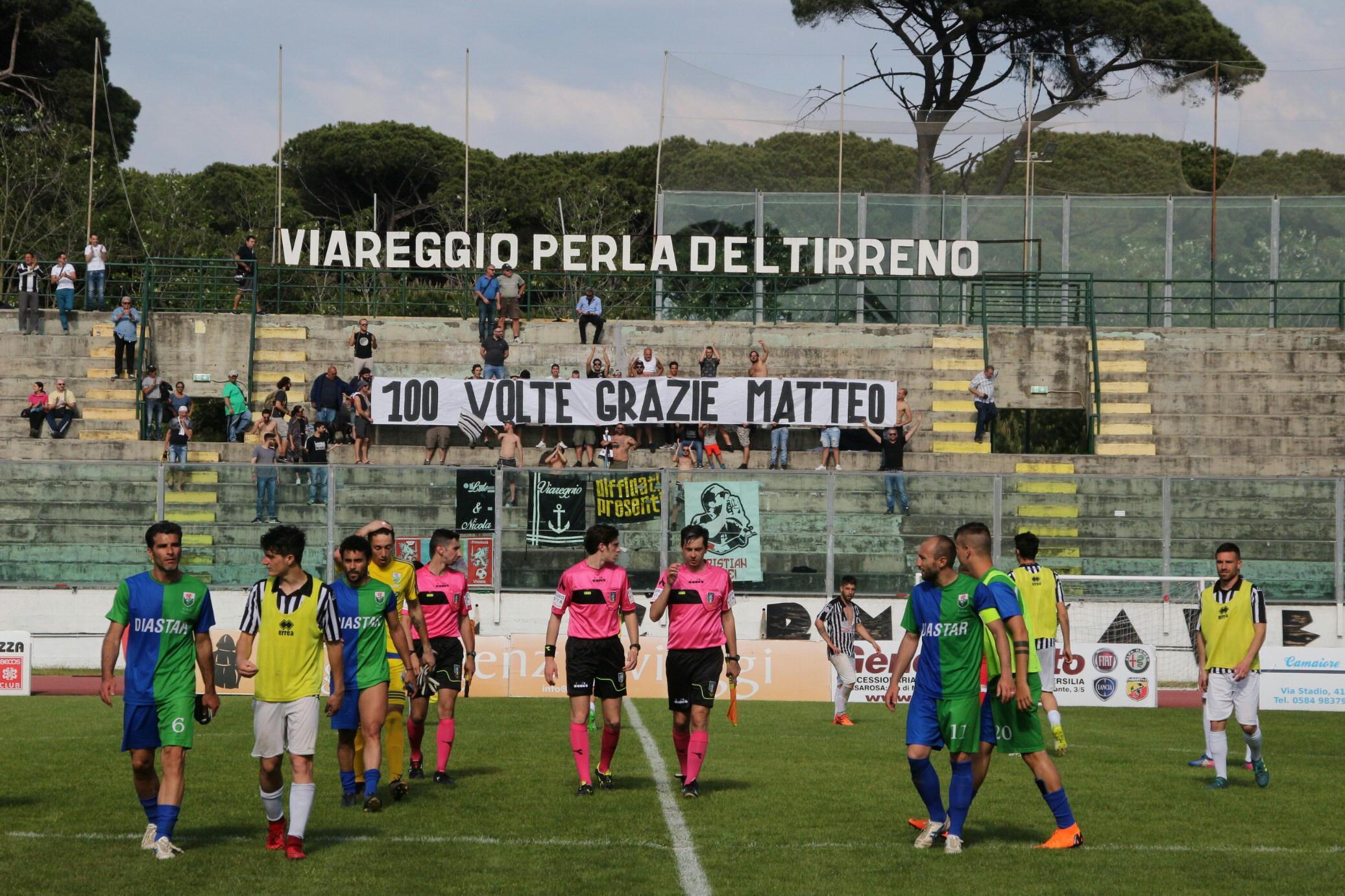 29 aprile 2018: Viareggio-Seravezza è l’ultima gara che si gioca ai Pini